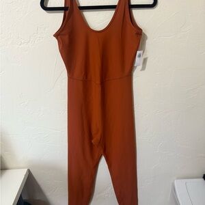 Old Navy Rust Athletic Jumpsuit